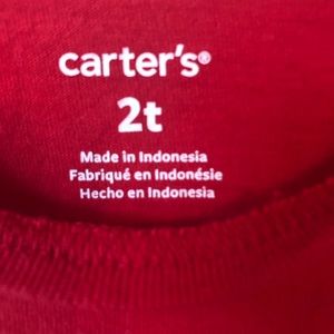 Carter's Shirts & Tops - Carters Long Sleeve Reindeer Glitter Christmas Carter's Shirts & Tops - Carters Long Sleeve Reindeer Glitter Christmas